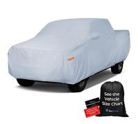 EzyShade 10-Layer Truck Cover - Waterproof All Weather. Full Outdoor Pickup Truck Covers for Ford F150 Colorado RAM. Sun Wind Rain. Size T3 (See Size-Chart for Accurate Fit)