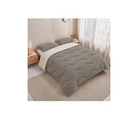 Ezysleep 10.5 Tog Soft Coverless Reversible Duvet Set with Pillowcase Cover in Natural | Size: Super King Ezysleep Natural Super King
