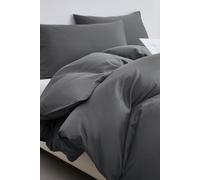 Ezysleep 100% Egyptian Cotton Silver Duvet Cover Set in Grey | Size: Super King Ezysleep Grey Super King