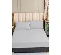 Ezysleep 100% Egyptian Cotton Silver Fitted Sheet | Size: King Ezysleep Silver King