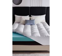 Ezysleep 10cm Memory Foam Combination Topper in White | Size: Small Double Ezysleep White Small Double