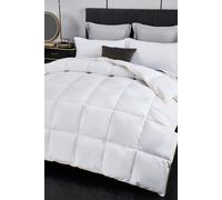 Ezysleep 15Tog Premium Goose Feather And Down Duvet In White White Single