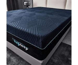 Ezysleep 30cm Deluxe Memory Foam Mattress - Indigo - Small Single