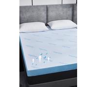 Ezysleep Air Flow Memory Foam Mattress Topper 2 Inch in White | Size: Double Ezysleep White Double