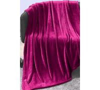 Ezysleep Extra Large Faux Mink Super Soft Throw in Pink | Size: 220 cm x 240 cm Ezysleep Pink 220 cm x 240 cm