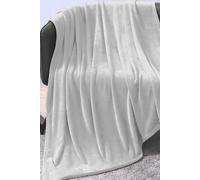 Ezysleep Extra Large Faux Mink Super Soft Throw in Silver | Size: 220 cm x 240 cm Ezysleep Silver 220 cm x 240 cm