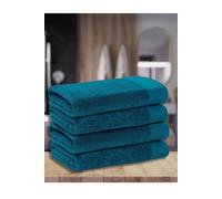 Ezysleep Luxe Collection 4 Piece Egyptian Bathsheet Set In Teal Teal Bath Sheet