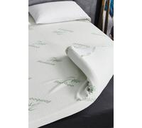 Ezysleep Super Soft Bamboo Bounce Back Foam Mattress Topper - 10cm - Single