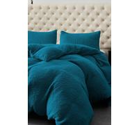 Ezysleep Winter Warm Soft Teddy Fleece Duvet Set in Teal | Size: King Ezysleep Teal King