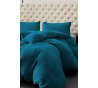 Ezysleep Winter Warm Soft Teddy Fleece Duvet Set in Teal | Size: Single Ezysleep Teal Single