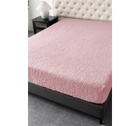 Groundlevel Winter Warm Soft Teddy Fleece Fitted Sheet