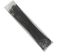 EzySup Extra Large Zip Ties Heavy Duty for Outdoor Use,600mm x 7.6mm,55kg Tensile Strength,100 Pieces,Black
