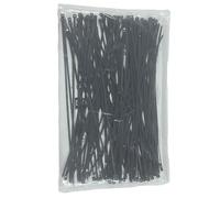 EzySup Long Zip Ties,Plastic Cable Ties,300mm x 3.6mm,18kg Tensile Strength,150 Pieces,Black