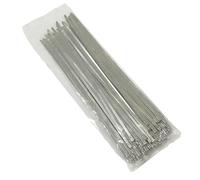 EzySup Stainless Steel Cable Ties,Metal Zip Ties,200 x 4.6mm,100kg Tensile Strength,80 Pieces