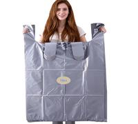 EZZLife 10 Pack 150L Large Moving Bags, Dustproof Clothes Bedding Storage Bags with Handles, Leaf Grass Collection Garden Bags