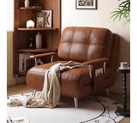 EZZPGDKU Sofa Bed with Adjustable Backrest - Modern Small Sofa Bed Recliner for Guests, Space-Saving 2 Seater Sofa Chair with Stylish Design & Easy Pull-Out Guest Bed