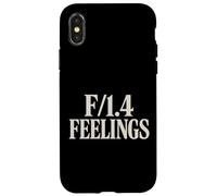 F/1.4 Feelings Photography Funny Camera Settings Meme Quote Case for iPhone X/XS
