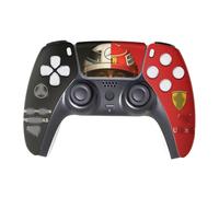 F. 1. Hamilton Merrc X Ferari Custom PS-5 Controller Wireless compatible with Play-Station 5 Console by BCB Controllers | Proudly Customized in USA with Permanent HYDRO-DIP Printing (NOT JUST A SKIN)