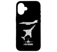 F-101 Voodoo American Jet Plane Chart Case for iPhone 16