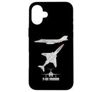 F-101 Voodoo American Jet Plane Chart Case for iPhone 16 Plus