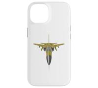F-111 Aardvark Fighter Jet Top View Military Aircraft Case for iPhone 14