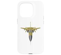 F-111 Aardvark Fighter Jet Top View Military Aircraft Case for iPhone 15 Pro