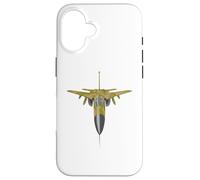 F-111 Aardvark Fighter Jet Top View Military Aircraft Case for iPhone 16