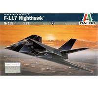 F-117 A Nighthawk Stealth Lockheed Martin Plastic Kit 1:72 Model ITALERI
