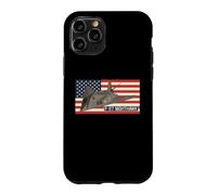F-117 Nighthawk Stealth Aircraft American Flag Aviation Case for iPhone 11 Pro