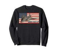 F-117 Nighthawk Stealth Aircraft American Flag Aviation Sweatshirt