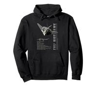 F-117 Nighthawk Stealth Fighter-Spec Pullover Hoodie