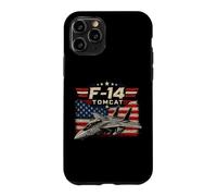 F-14 Retro Twin Tail Naval Fighter Jet American Aviation Case for iPhone 11 Pro