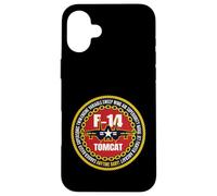 F-14 Tomcat Fighter Jet Military Aircraft Design Case for iPhone 16 Plus