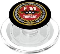 F-14 Tomcat Fighter Jet Military Aircraft Design PopSockets PopGrip for MagSafe