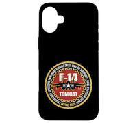 F-14 Tomcat Fighter Jet Naval Military Aircraft Art Case for iPhone 16 Plus