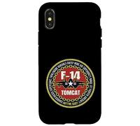 F-14 Tomcat Fighter Jet Naval Military Aircraft Art Case for iPhone X/XS