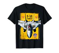F-14 Tomcat Naval Fighter Jet Diagram Graphic T-Shirt