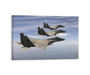 F-15 Eagle Military Aircraft Fighter Attack Plane Aeroplane (19) Print Photo Art Painting Canvas Poster Home Modern Decor Posters 08x12inch(20x30cm)