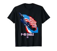 F-15 Eagle Smoke Trail Airshow T-Shirt