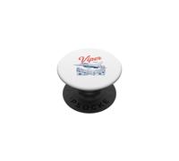 F-16 Viper Fighting Falcon Vintage Fighter Graphic PopSockets Adhesive PopGrip