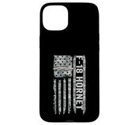 F-18 Hornet American Flag Military Camo F18 Hornet Case for iPhone 15 Plus