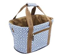 F|23 EinkaufskorbSHOPPERS'DELIGHT, Greek, Polyester, blau/weiß Travel Tote, 42 cm, 20 liters, Blue (Blau/Weiß)