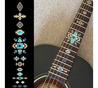 F-294NA-NA Inlay Stickers, Native American Style Ethnic Pattern Fret Markers (Natural)