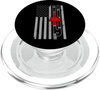 F-4 Phantom Fighter Jet Plane American Flag F4 PopSockets PopGrip for MagSafe