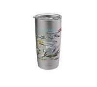 F-4 Phantom II Multiple Jets Full Spectrum Graphic Stainless Steel Insulated Tumbler