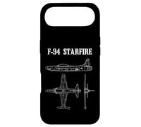 F-94 Starfire American Airplane Aircraft Blueprint Case for iPhone Air