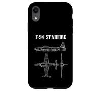 F-94 Starfire American Airplane Aircraft Blueprint Case for iPhone XR