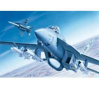 F/A-18E Super Hornet Fighter 1:72 Plastic Model Kit Italeri