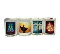 F.A.Dumont 24 hr Easter Votive Candles Pack of 4