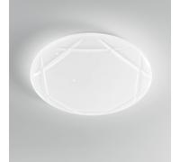 F.A.N. Europe Elixir LED ceiling lamp, Ø 50 cm, white, plastic, CCT